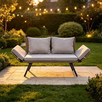 Sillones de mimbre para exteriores